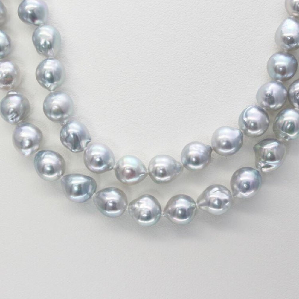 7-7.5 Opera Length Japanese Akoya Baroque Pearl Necklace